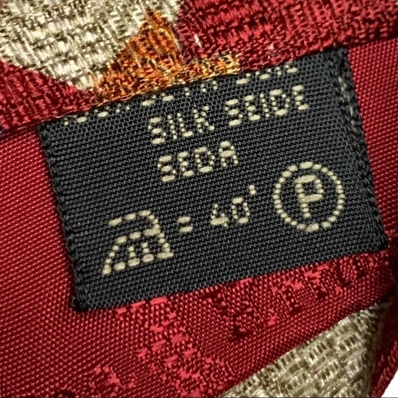 𝅺ERMENEGILDO Zegna Silk Tulip Tie Made in Italy - Picture 6 of 6